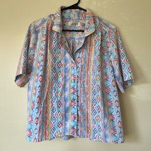 VTG Pastel Josephine Blouse